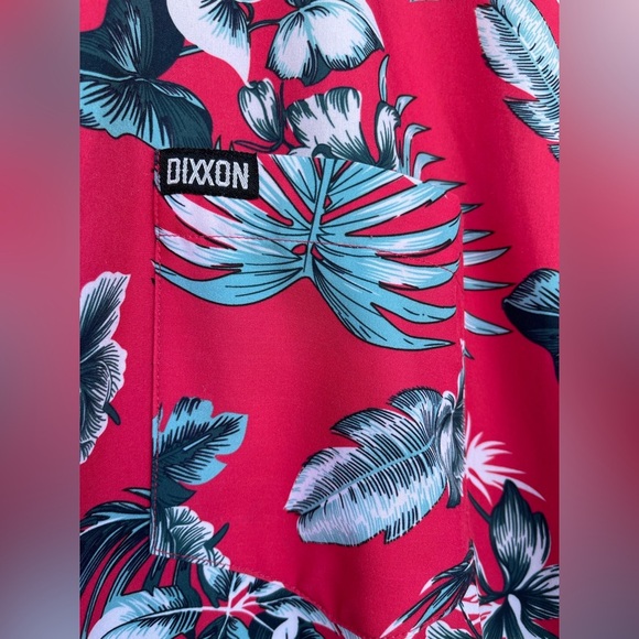 DIXXON Flannel Co Mens Short Sleeve The Miami Button Down Shirt size large - Picture 4 of 12